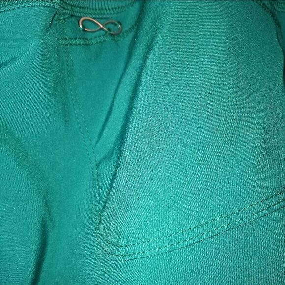 NWT Cherokee Infinity 2XL Green Tall Pockets Pine Green Women's Pants - Picture 5 of 13